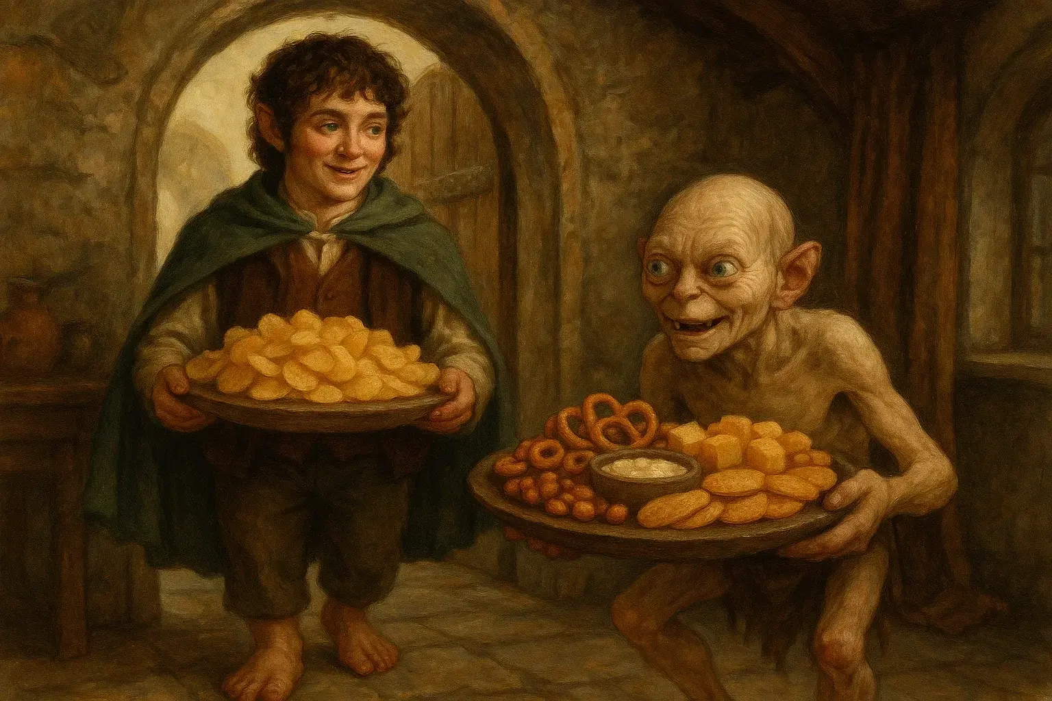 illustration for snack