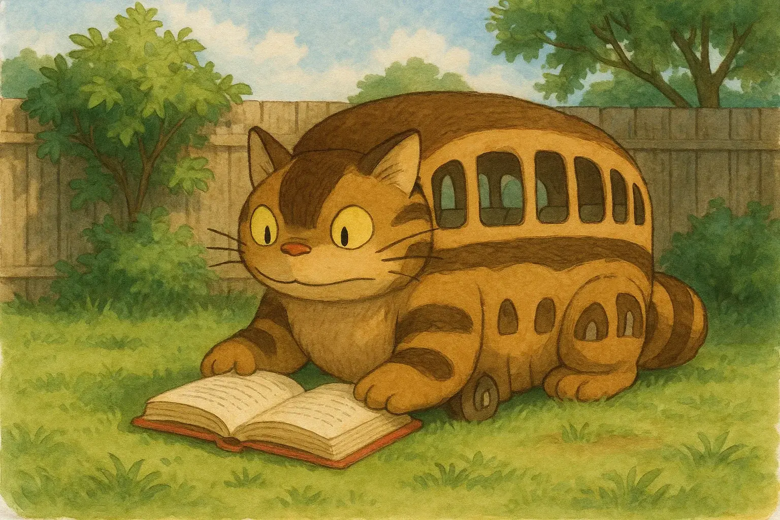 illustration for yard