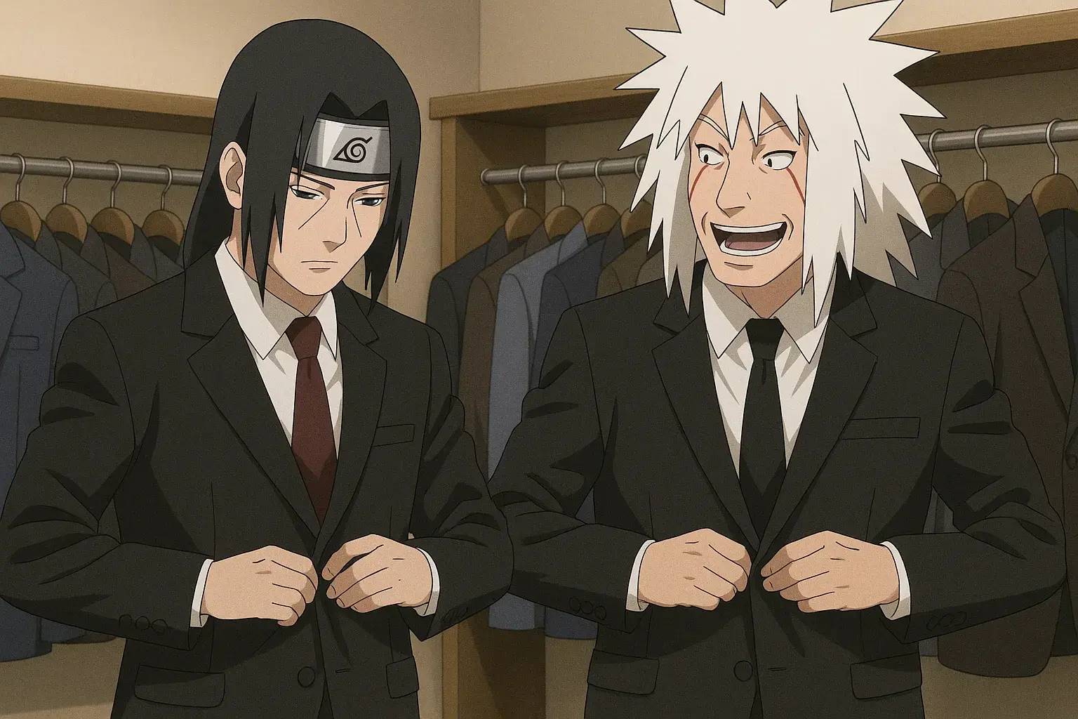 illustration for suit