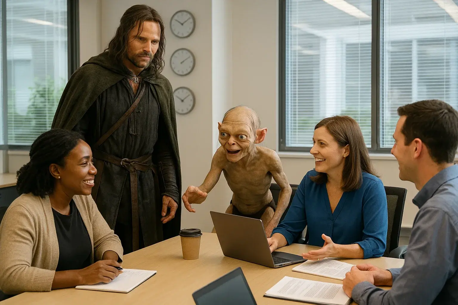 illustration for staff