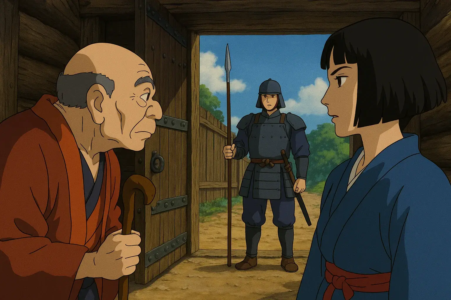 illustration for entrance