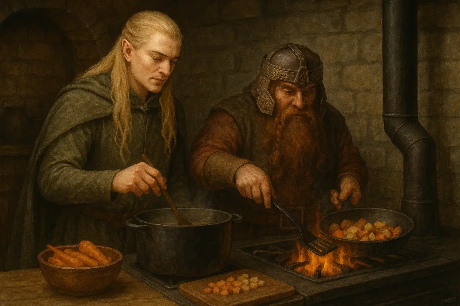 illustration for stove