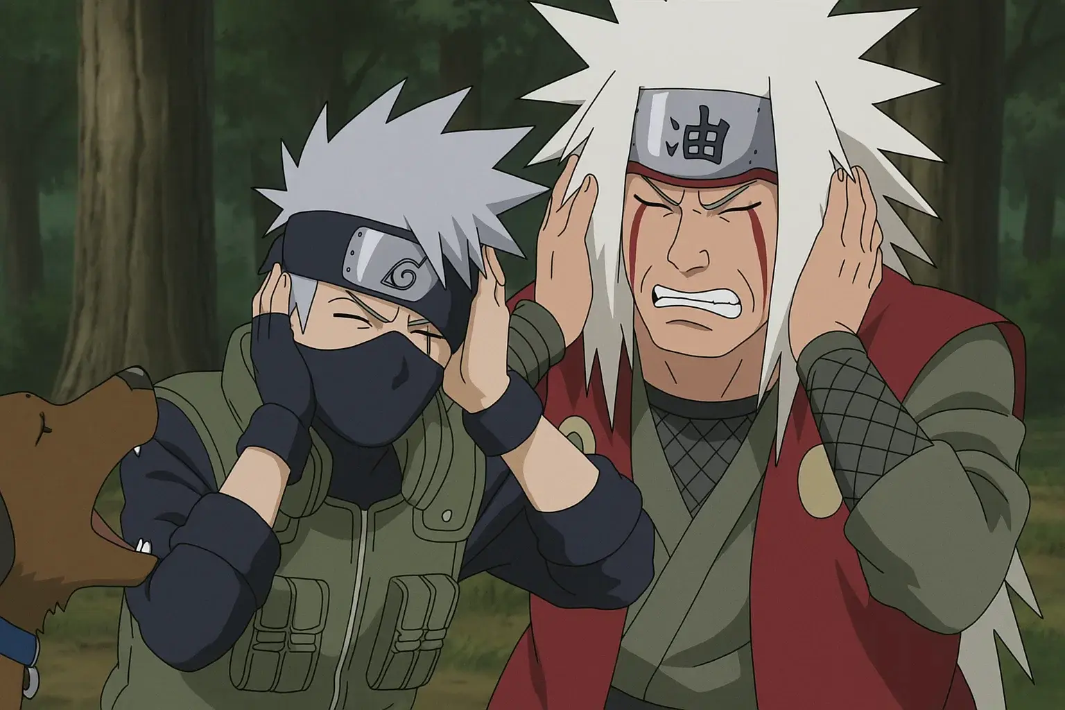 illustration for bark