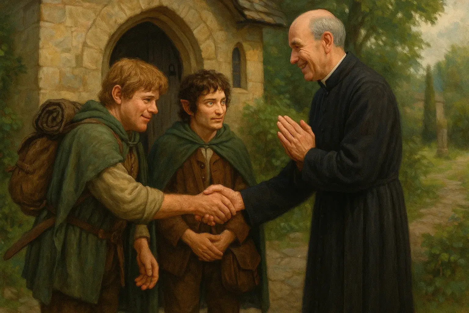 illustration for priest