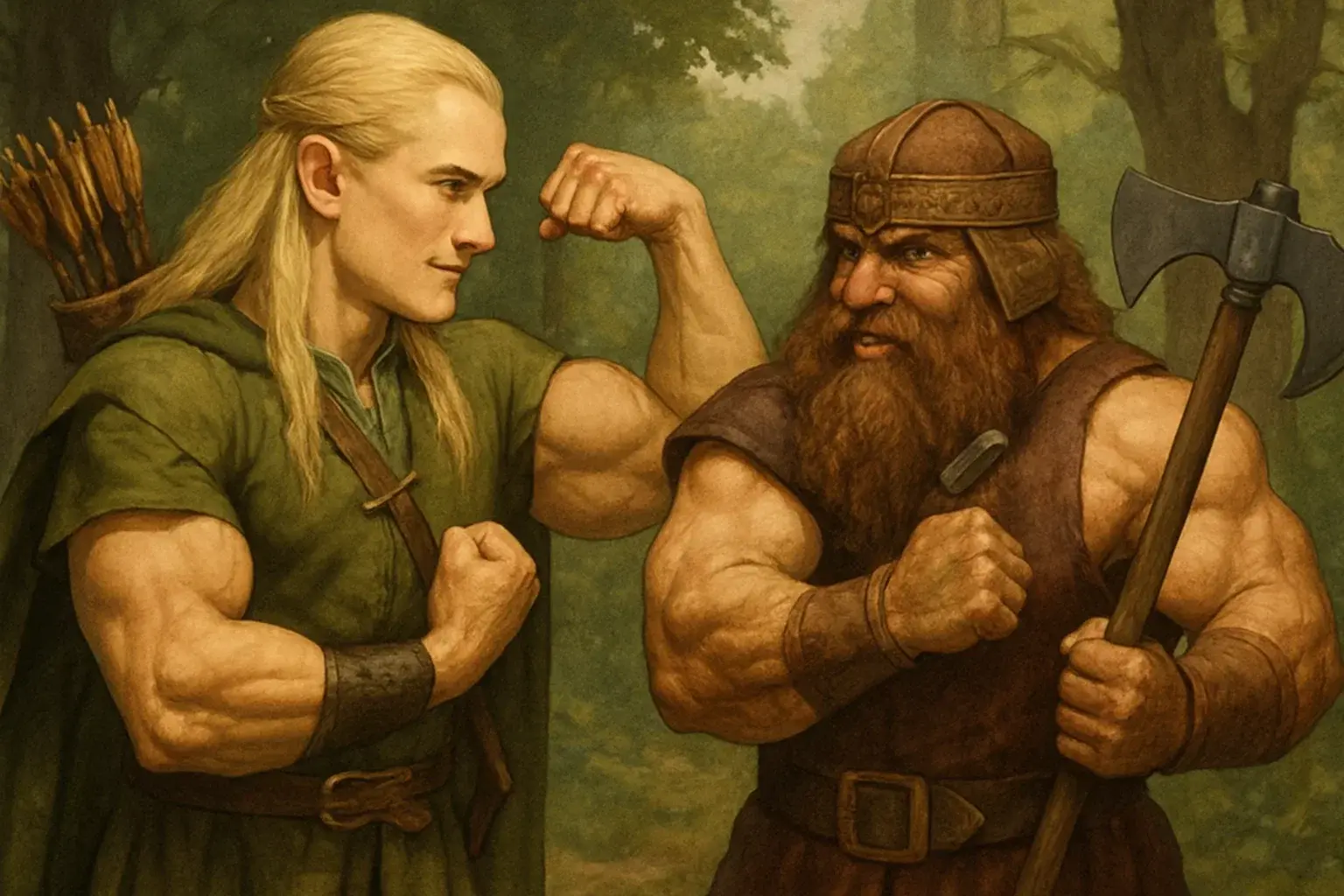 illustration for muscle