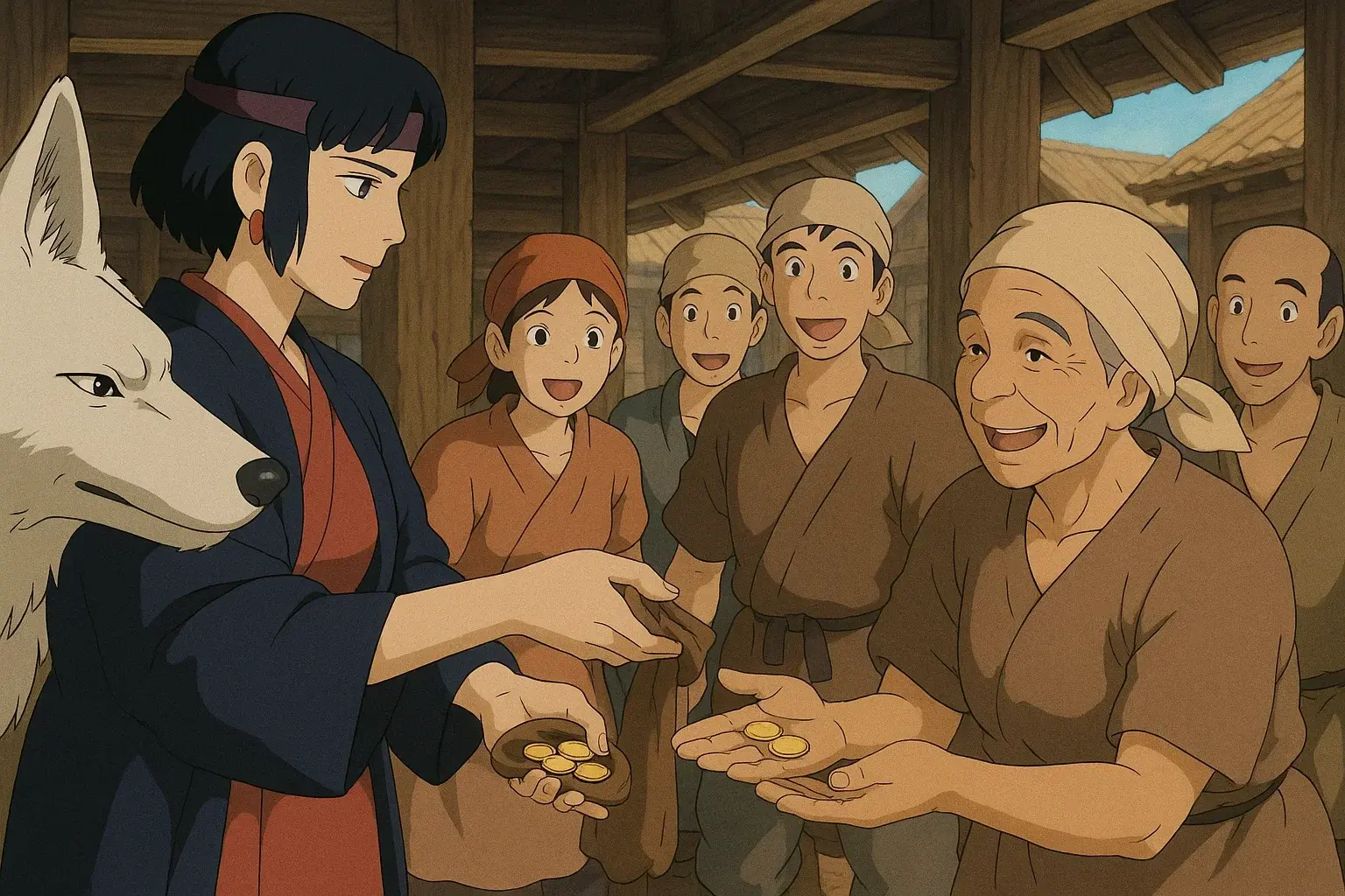 illustration for generous