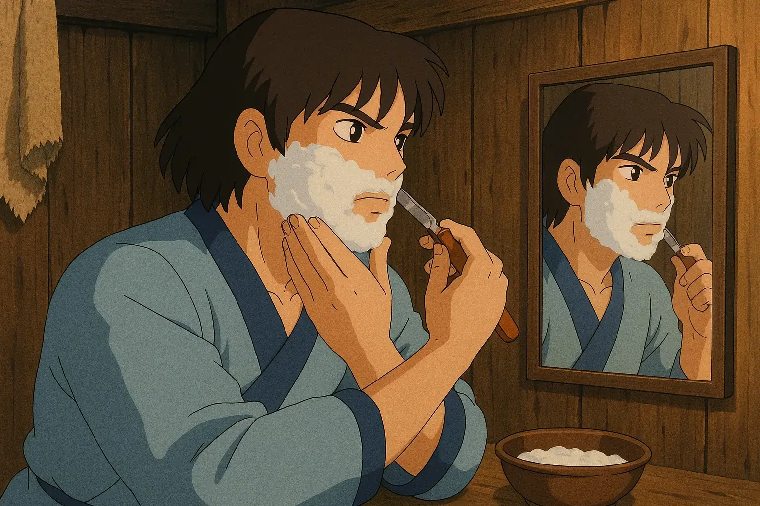 illustration for shave