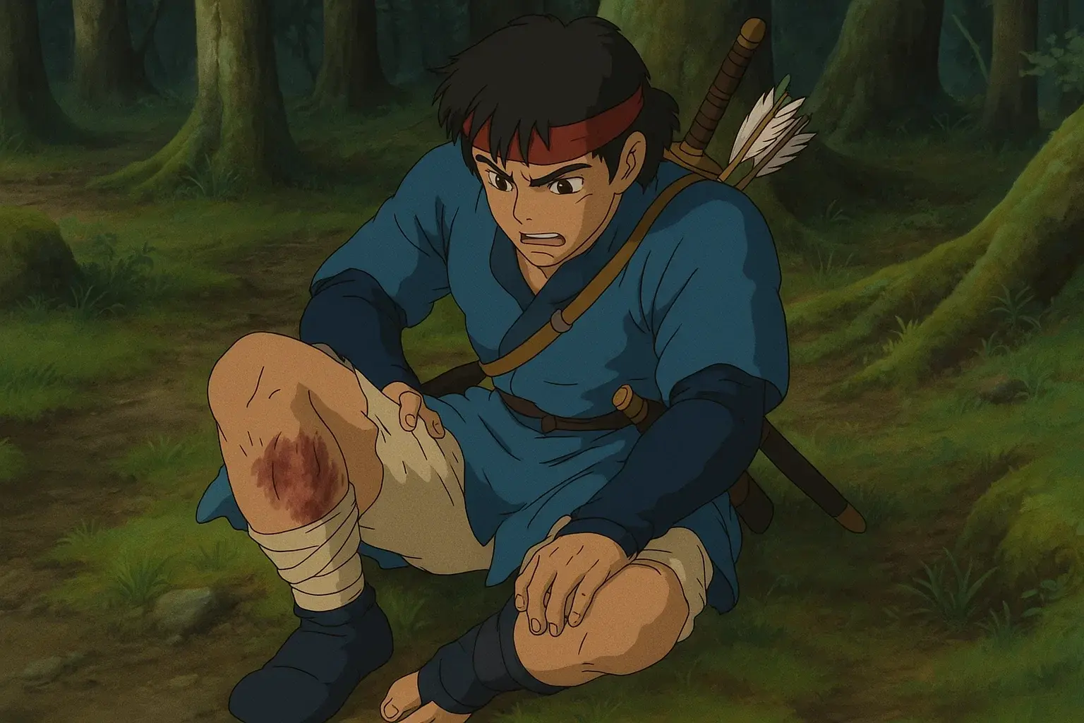 illustration for suffer