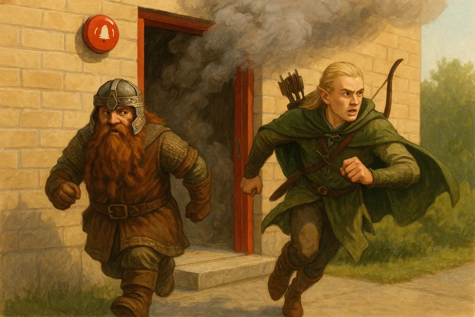 illustration for alarm