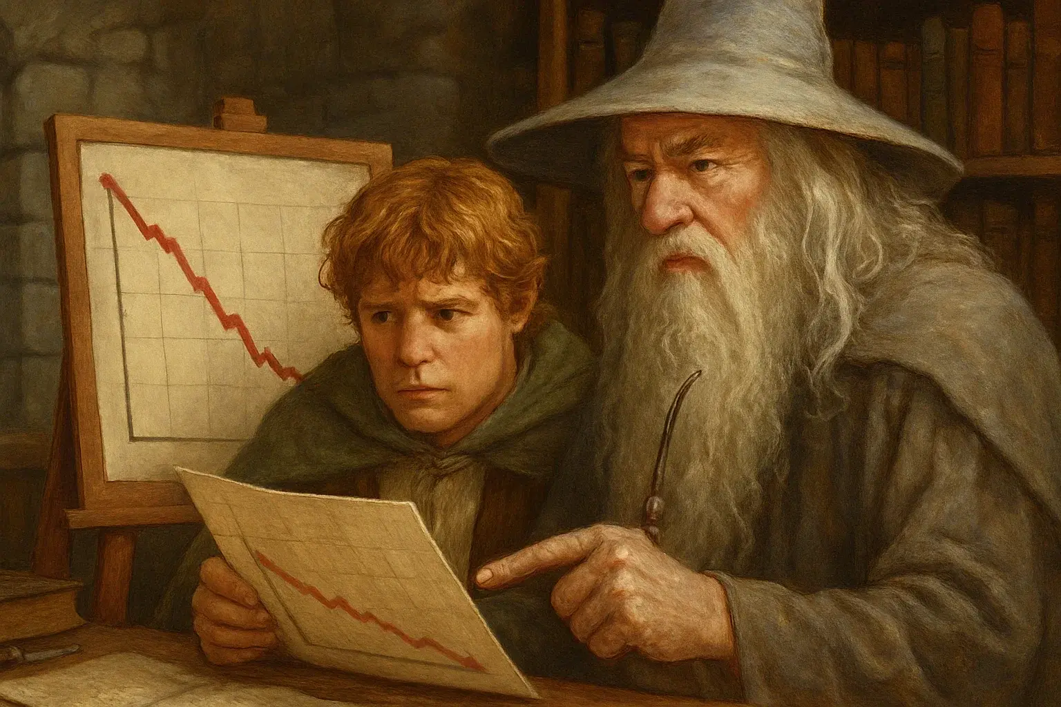 illustration for decline