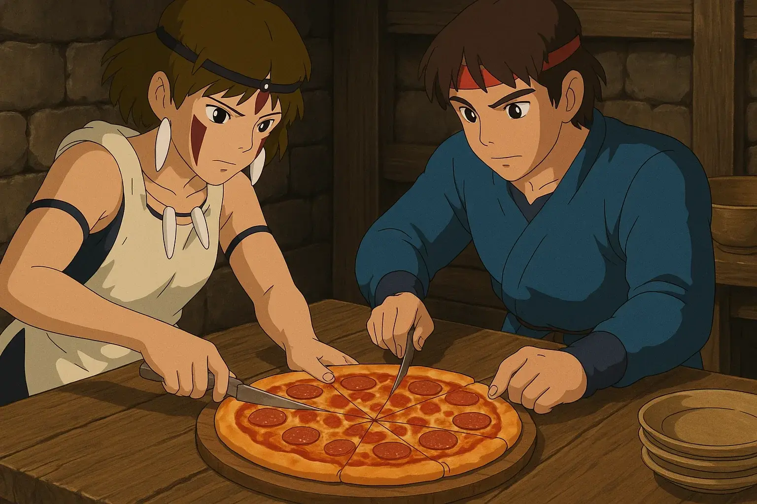 illustration for portion