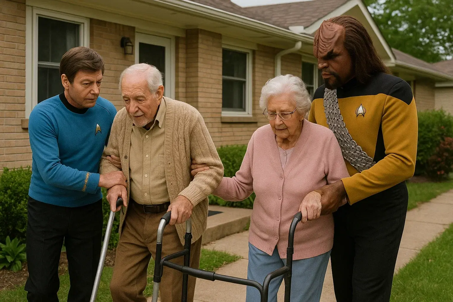 illustration for elderly