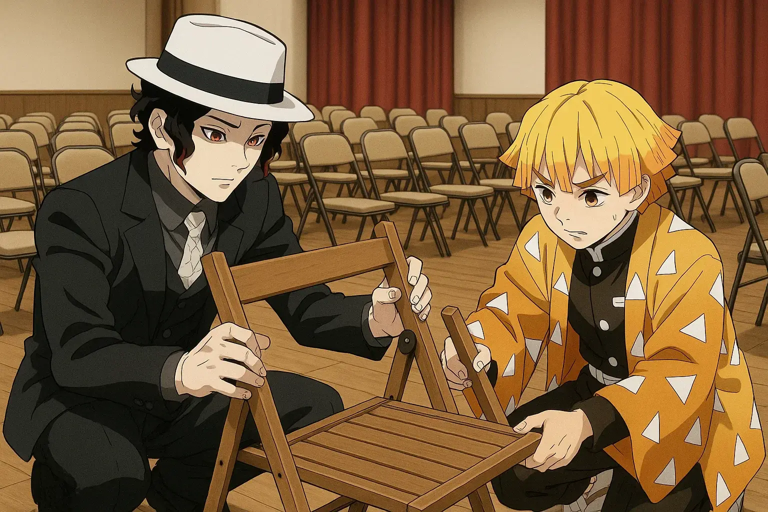 illustration for assemble