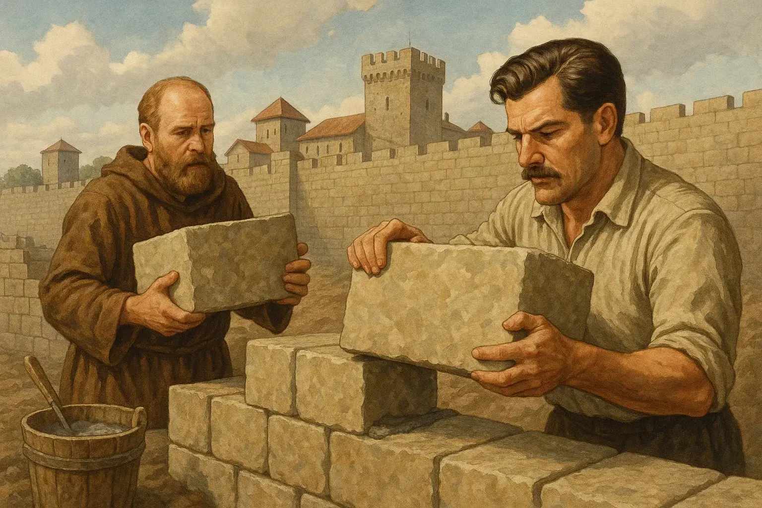 illustration for wall