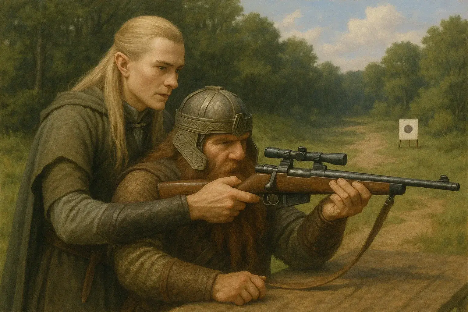 illustration for rifle