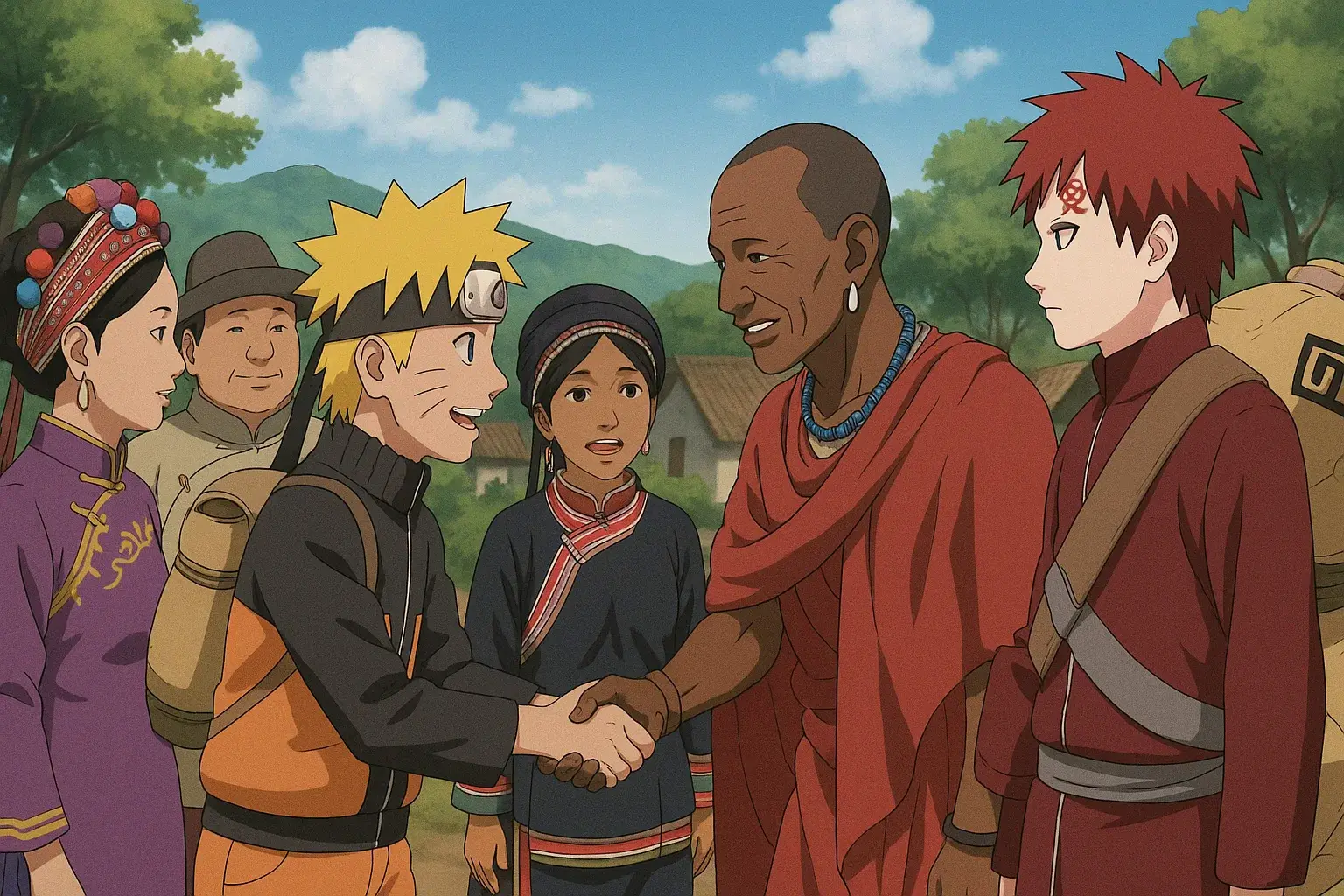 illustration for ethnic