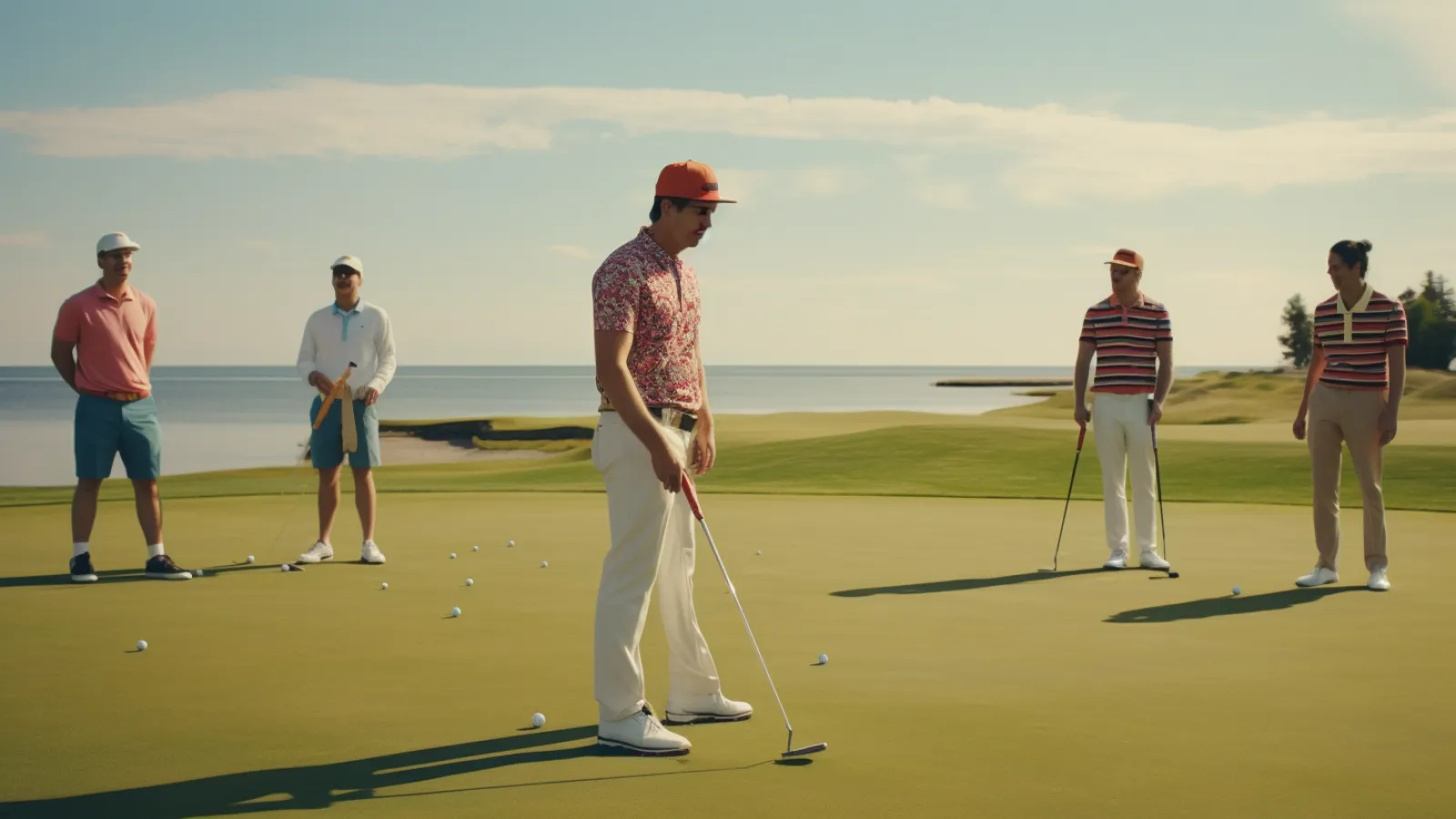 illustration for golf