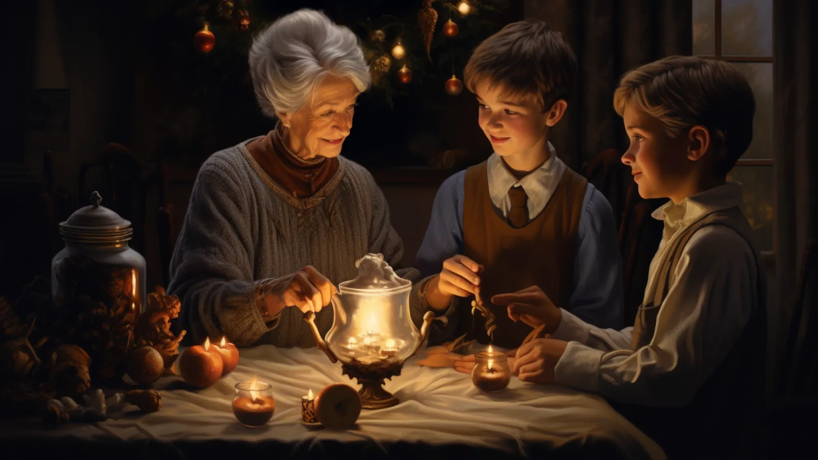 illustration for grandmother