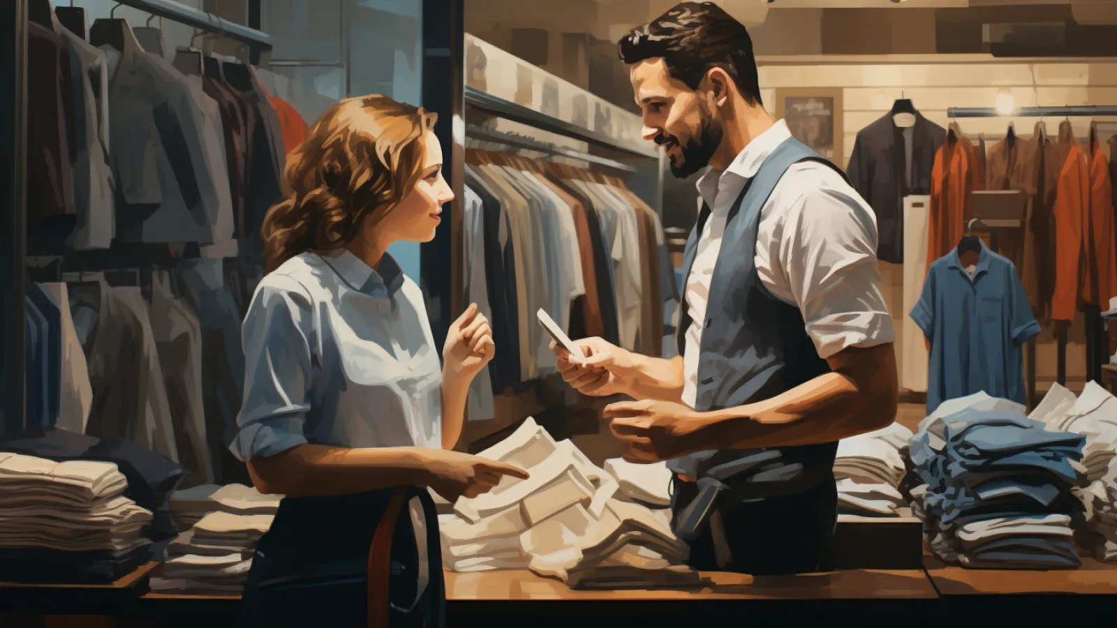 illustration for retail therapy
