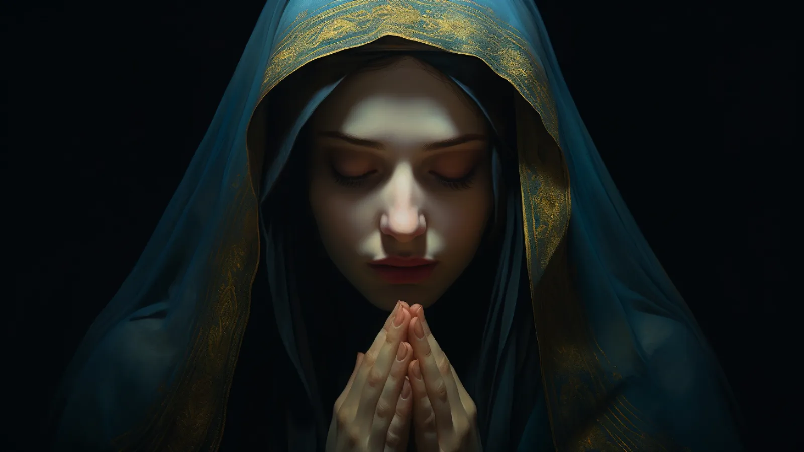 illustration for pray