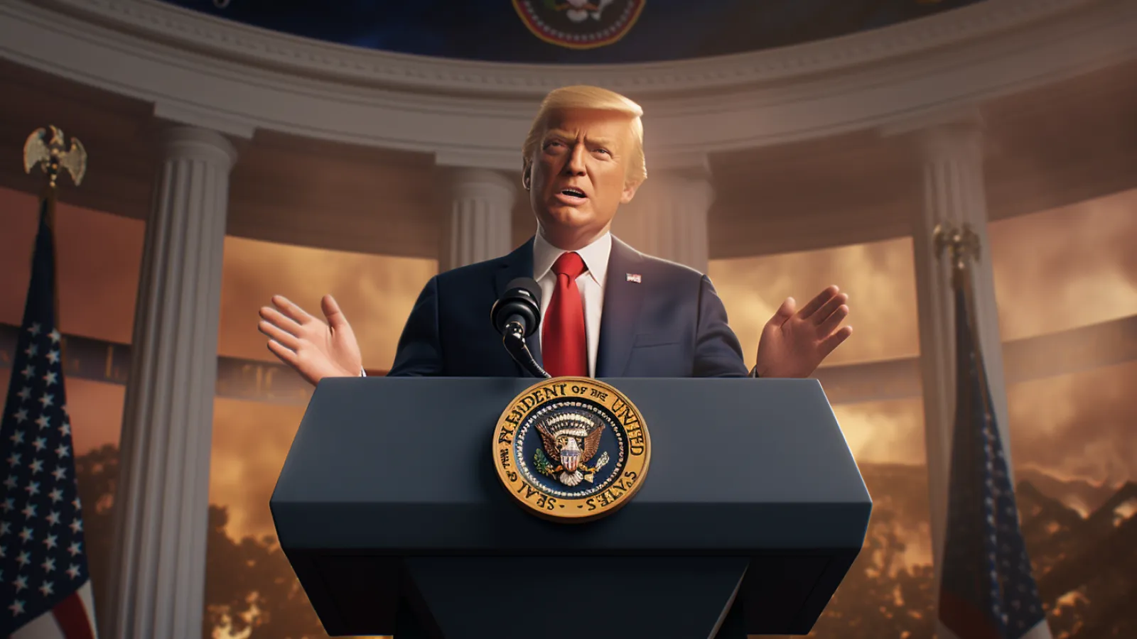 illustration for president