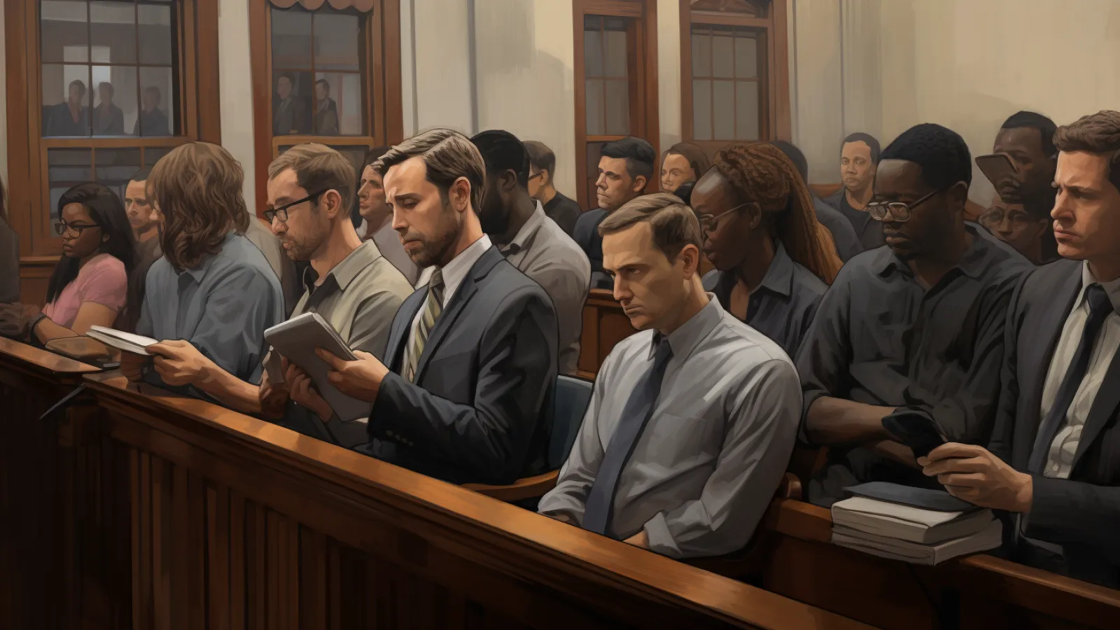 illustration for jury
