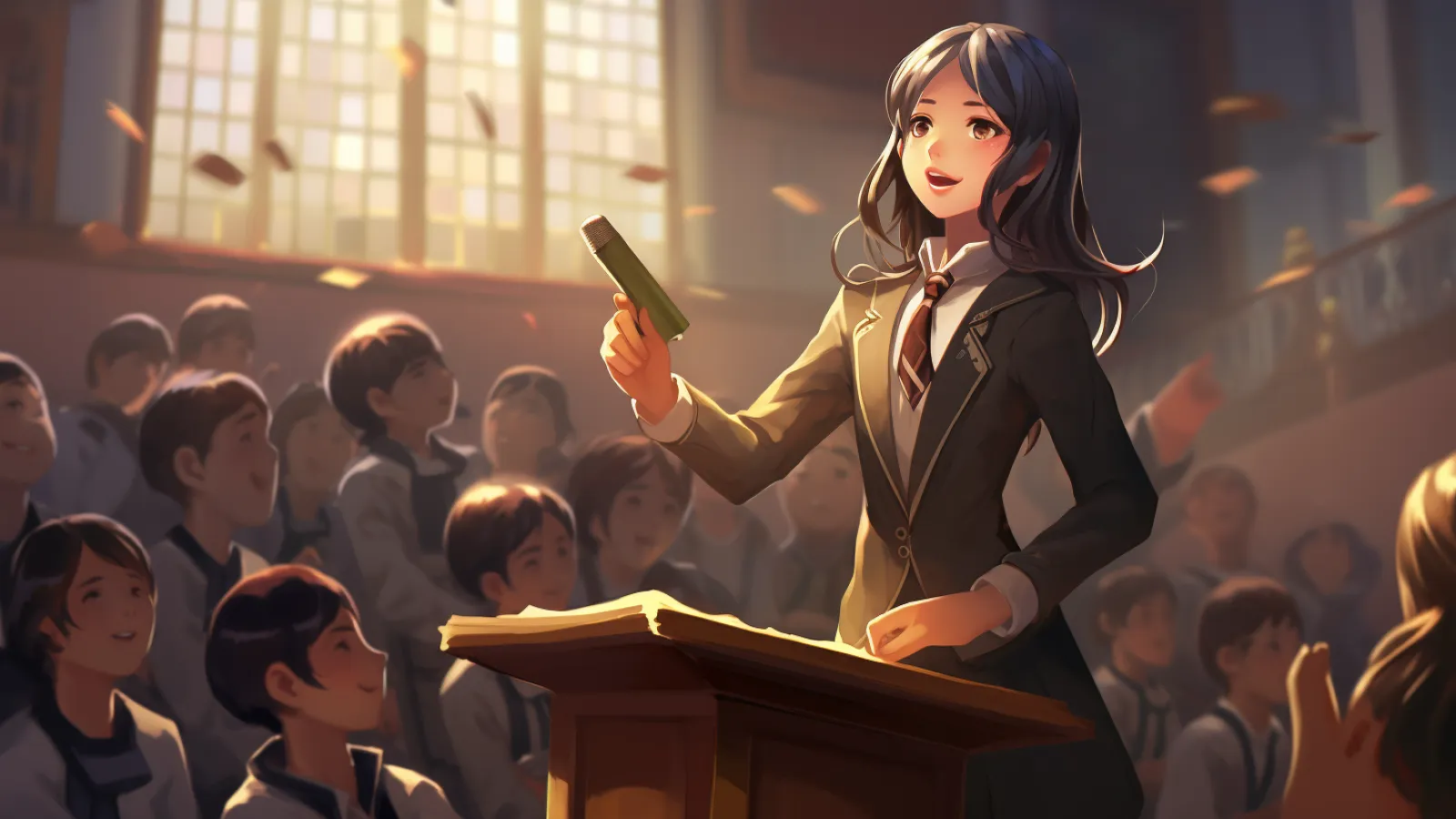 illustration for leader