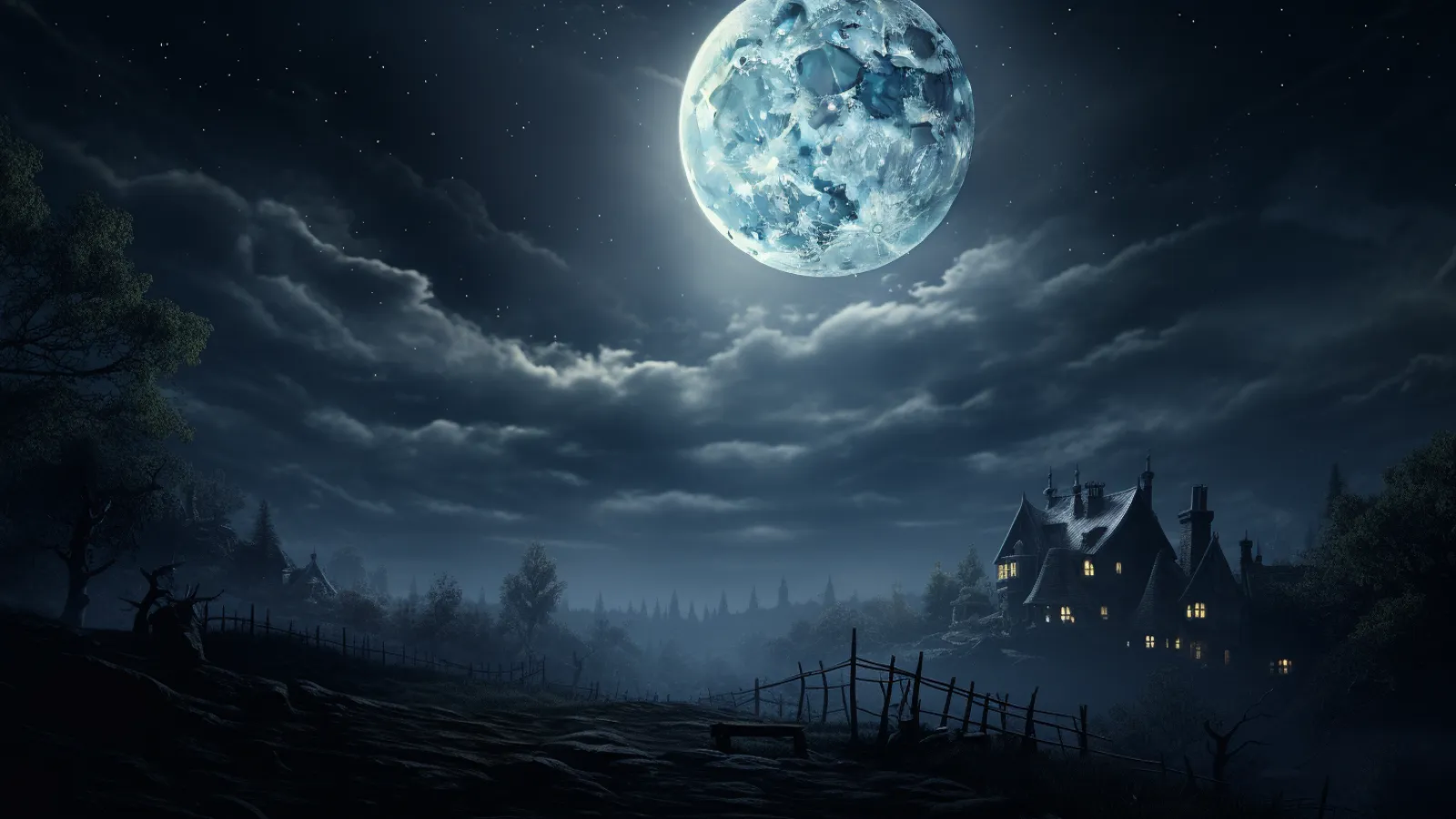 illustration for moon
