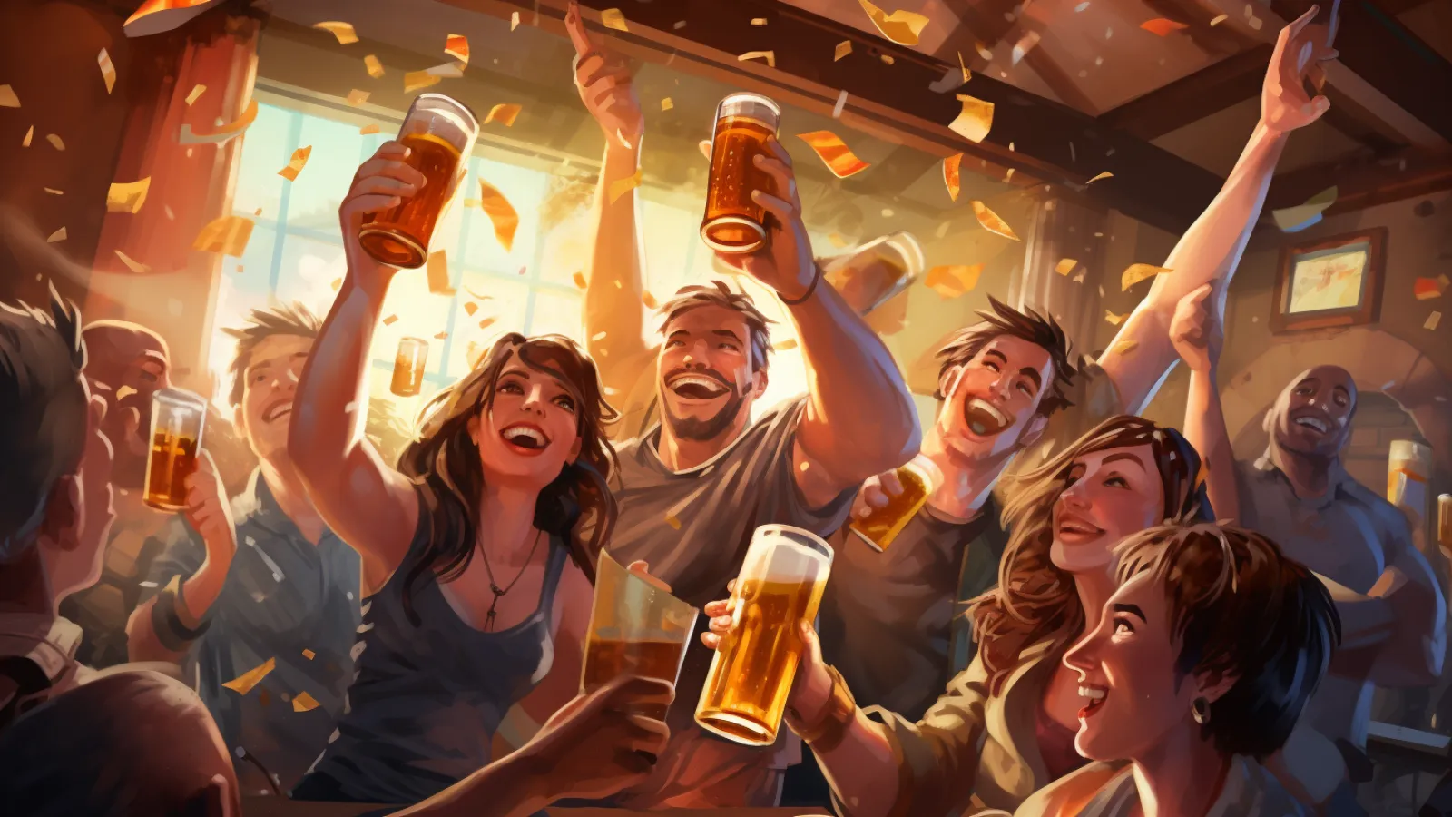 illustration for party animal