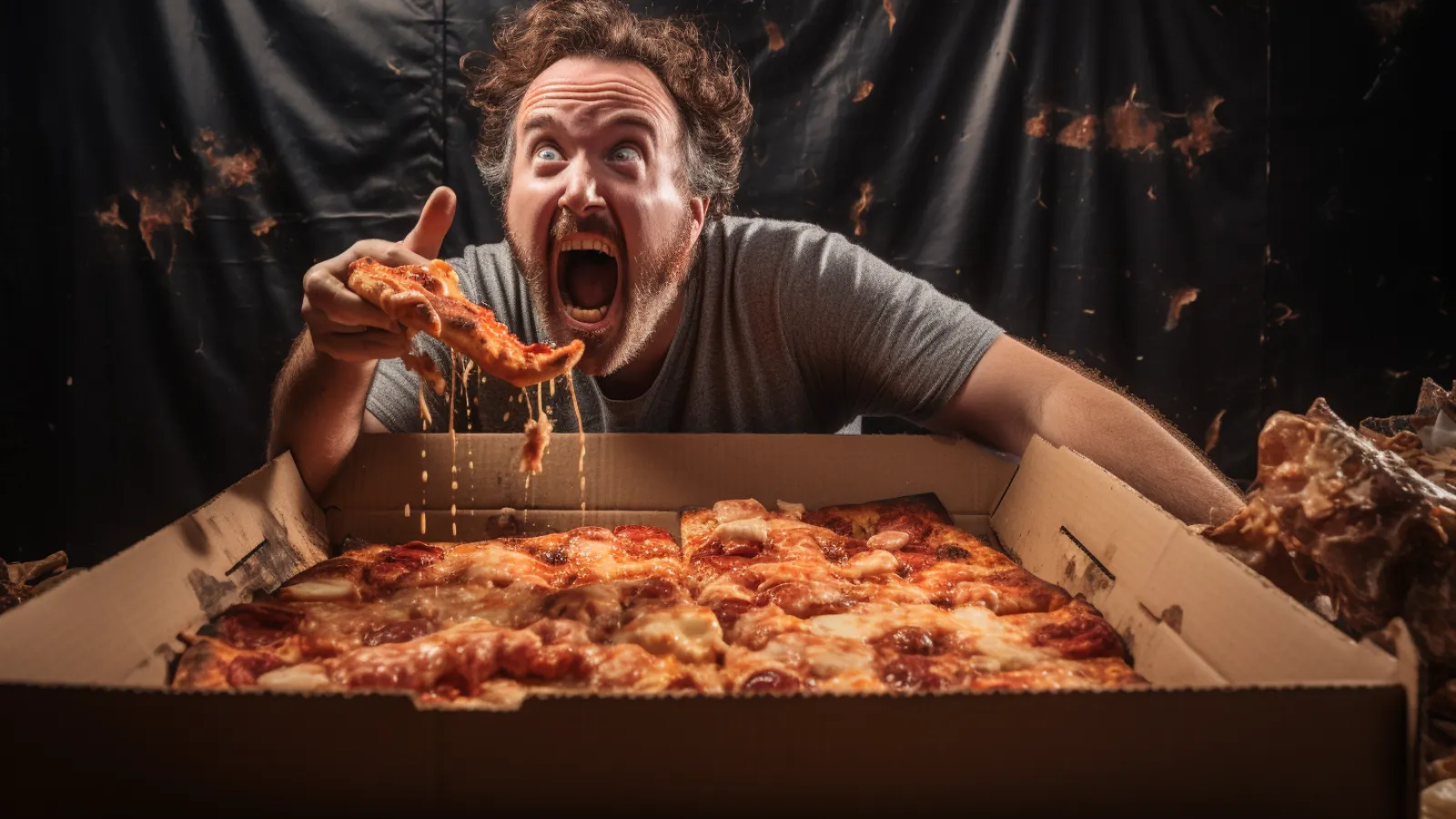 illustration for pig out